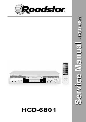 Сервисная инструкция Roadstar HCD-6801  ― Manual-Shop.ru