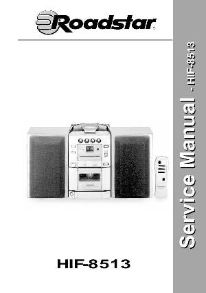 Сервисная инструкция Roadstar HIF-8513 ― Manual-Shop.ru