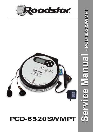 Сервисная инструкция Roadstar PCD-6520SWMPT ― Manual-Shop.ru