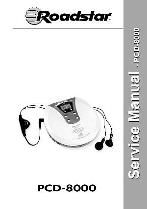 Сервисная инструкция Roadstar PCD-8000 ― Manual-Shop.ru