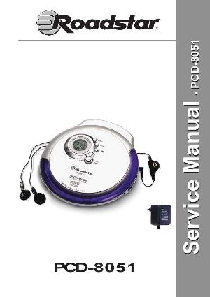 Сервисная инструкция Roadstar PCD-8051 ― Manual-Shop.ru