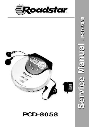 Сервисная инструкция Roadstar PCD-8058 ― Manual-Shop.ru