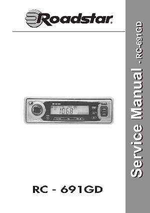 Сервисная инструкция Roadstar RC-691GD ― Manual-Shop.ru