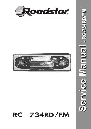 Сервисная инструкция Roadstar RC-734RDFM ― Manual-Shop.ru