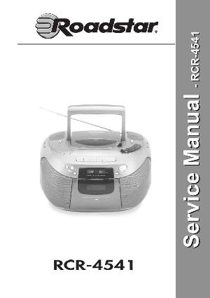 Сервисная инструкция Roadstar RCR-4541  ― Manual-Shop.ru