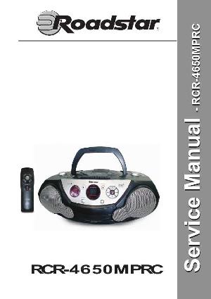 Сервисная инструкция Roadstar RCR-4650MPRC ― Manual-Shop.ru