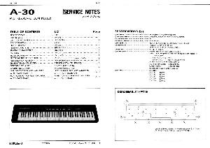 Сервисная инструкция Roland A-30 ― Manual-Shop.ru