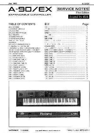 Сервисная инструкция Roland A-90, EX ― Manual-Shop.ru