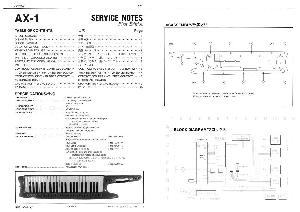 Сервисная инструкция Roland AX-1 ― Manual-Shop.ru