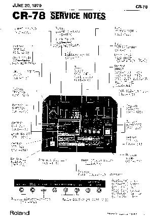 Service manual Roland CR-78 ― Manual-Shop.ru