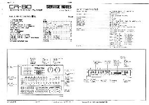 Service manual Roland CR-80 ― Manual-Shop.ru