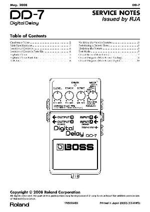 Сервисная инструкция Roland DD-7 ― Manual-Shop.ru