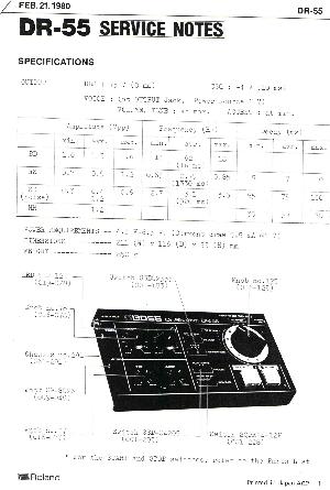 Service manual Roland DR-55 ― Manual-Shop.ru