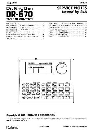Service manual Roland DR-670 ― Manual-Shop.ru
