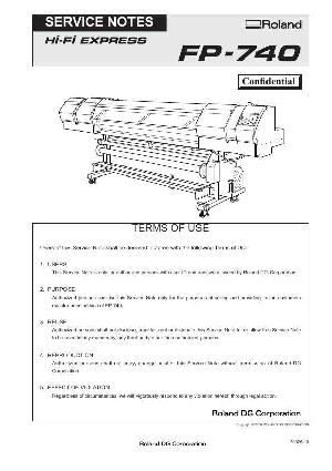 Service manual Roland FP-740 ― Manual-Shop.ru