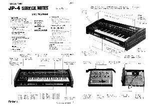 Сервисная инструкция Roland JP-4 ― Manual-Shop.ru