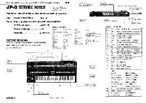 Сервисная инструкция Roland JP-8 ― Manual-Shop.ru