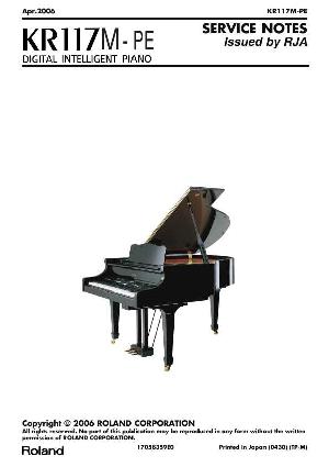 Сервисная инструкция Roland KR117M-PE ― Manual-Shop.ru