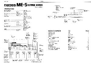 Сервисная инструкция Roland ME-5 ― Manual-Shop.ru