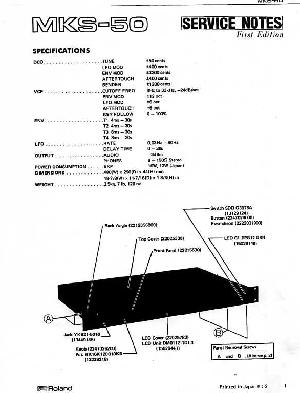 Сервисная инструкция Roland MKS-50 ― Manual-Shop.ru