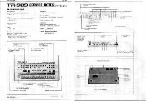 Сервисная инструкция Roland TR-909 ― Manual-Shop.ru