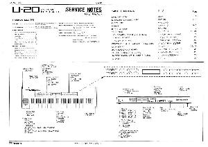 Сервисная инструкция Roland U-20 ― Manual-Shop.ru