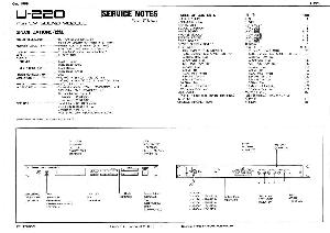 Сервисная инструкция Roland U-220 ― Manual-Shop.ru