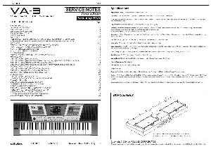 Сервисная инструкция Roland VA-3 ― Manual-Shop.ru