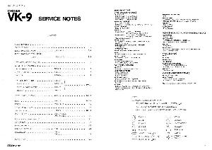 Сервисная инструкция Roland VK-9 ― Manual-Shop.ru