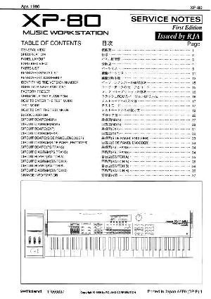 Сервисная инструкция Roland XP-80 ― Manual-Shop.ru