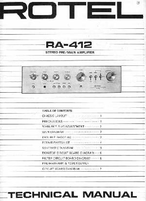 Service manual Rotel RA-412 ― Manual-Shop.ru