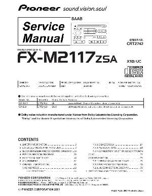 Service manual Pioneer FX-M2117 ― Manual-Shop.ru