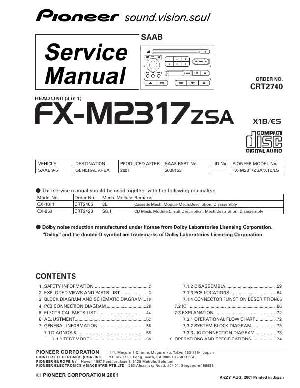 Сервисная инструкция Pioneer FX-M2317 ― Manual-Shop.ru