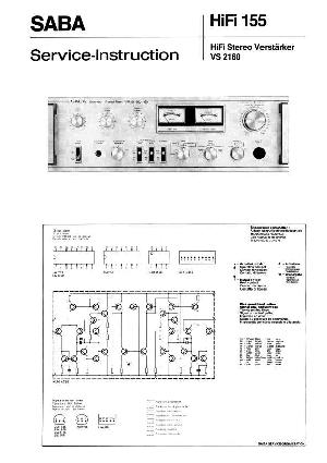 Сервисная инструкция Saba CS-2160 ― Manual-Shop.ru