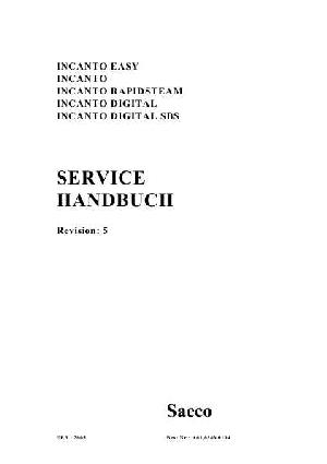 Service manual Saeco INCANTO-EASY, DIGITAL, RAPIDSTEAM, DE ― Manual-Shop.ru