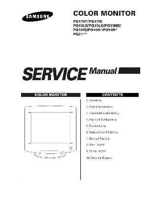Service manual Samsung 700IFT, 900IFT, 750P PG17HS ― Manual-Shop.ru