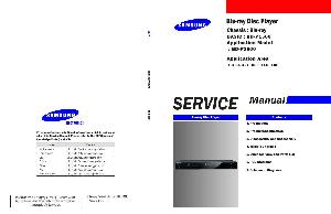 Service manual Samsung BD-P2500 ― Manual-Shop.ru