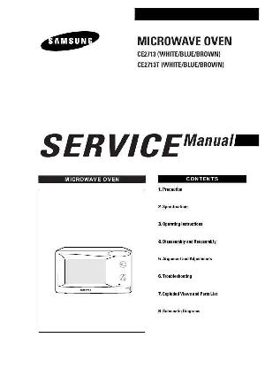 Service manual Samsung CE-2713, CE-2713T ― Manual-Shop.ru
