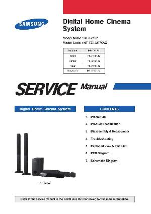 Сервисная инструкция Samsung HT-TZ122 ― Manual-Shop.ru