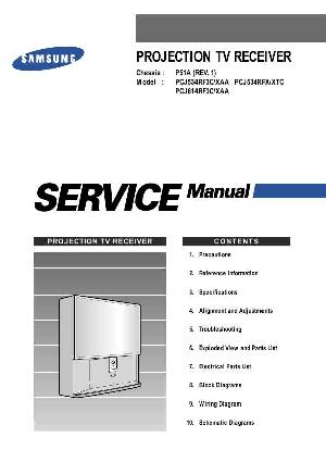 Сервисная инструкция Samsung PCJ-534RF, PCJ-614RF ― Manual-Shop.ru