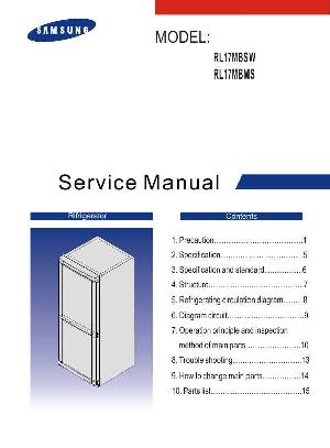 Сервисная инструкция Samsung RL-17 ― Manual-Shop.ru