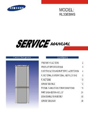Сервисная инструкция Samsung RL33EBMS ― Manual-Shop.ru