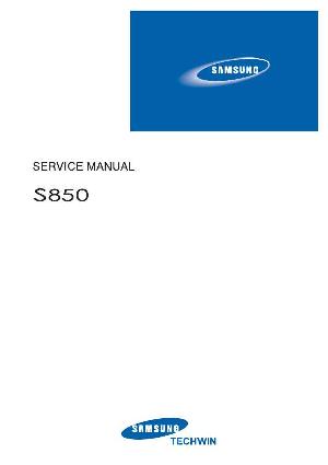 Сервисная инструкция Samsung S850 ― Manual-Shop.ru