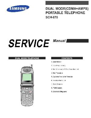 Сервисная инструкция Samsung SCH-870 ― Manual-Shop.ru