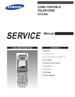 Сервисная инструкция Samsung SCH-880 ― Manual-Shop.ru