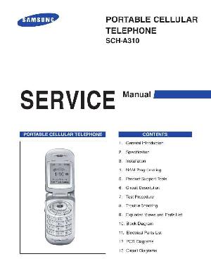 Сервисная инструкция Samsung SCH-A310 ― Manual-Shop.ru