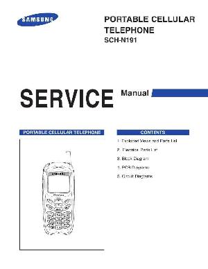 Сервисная инструкция Samsung SCH-N191 ― Manual-Shop.ru