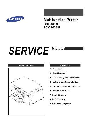 Сервисная инструкция Samsung SCX-1000I, SCX-1000SI  ― Manual-Shop.ru