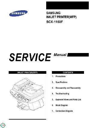 Сервисная инструкция Samsung SCX-1150F ― Manual-Shop.ru