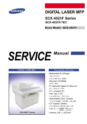 Сервисная инструкция Samsung SCX-4521F ― Manual-Shop.ru